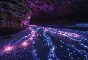 Bioluminescent Cave